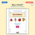 Big or Small? – 8 Printable Missions | Ages 4–6