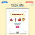 Shadow Match – 8 Printable Missions | Ages 4–6