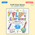 FLIP Color Quest – 8 Printable Missions | Ages 4–6