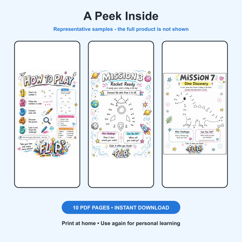 Make the Dots – 8 Printable Missions | Ages 4–6
